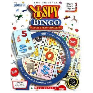 I Spy Bingo Scholastic Kids Party Game Retro Family Fun Night